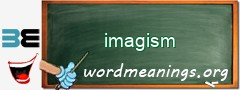 WordMeaning blackboard for imagism